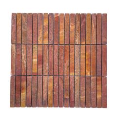 Stack Red Travertine Honed