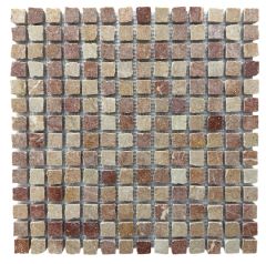 Mini Split Rosa Murcia Mosaic Honed 