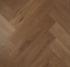 De Marque Oak Parquetry T&G Herringbone EU Latte