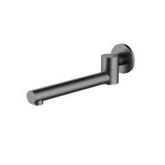 Star Swivel Bath Spout  PVD Gun Metal