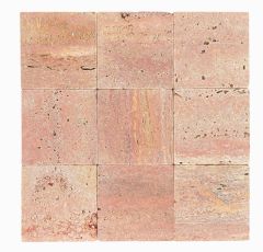 Travertine Red V2 100 Tumbled